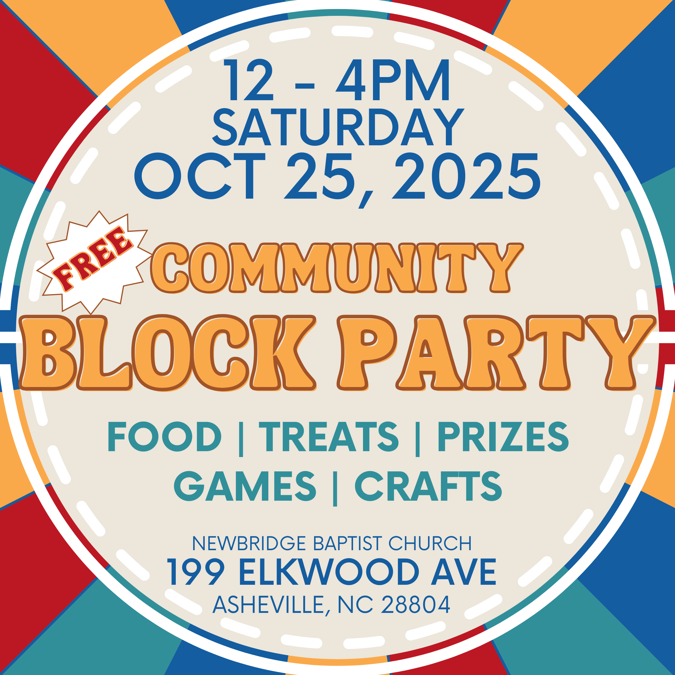 Block Party Yard Signs (24 x 24 in)